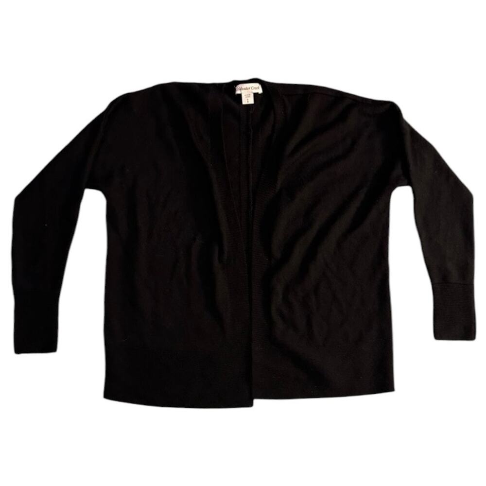 Womens Size S Coldwater Creek Black Cardigan